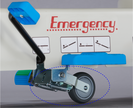 Joson-Care│Emergency Stretcher│JE-200│Fifth Steering Castor