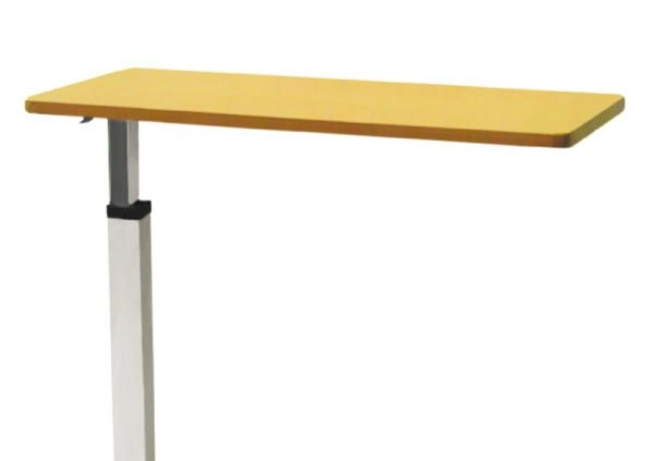 طاولة سرير متحركة بعجلتين قفل